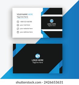 Modern business card. Simple business card design. Creative business card template design.