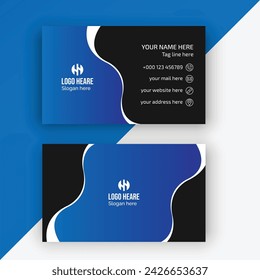 Modern business card. Simple business card design. Creative business card template design.