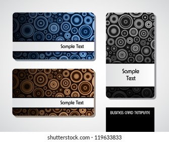 Modern business card template.