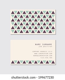 Modern business card template