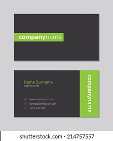 Modern business card template