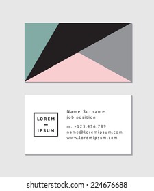 Modern business card template