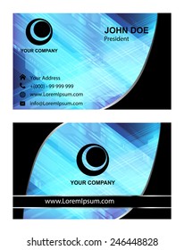 Modern business card template 