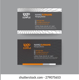 Modern Business Card Template.