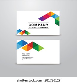 Modern business card template