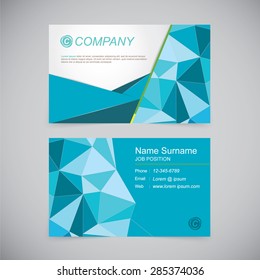 Modern business card template