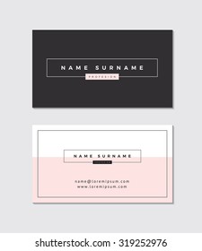 Modern business card template