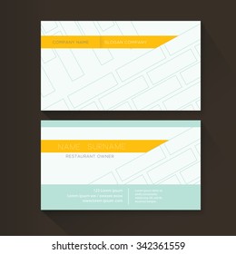 Modern Business Card Template.