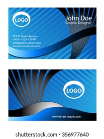Modern business card template
