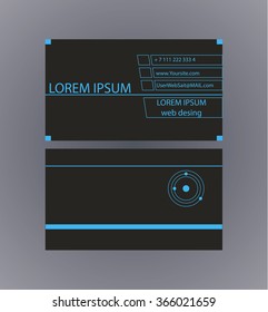 Modern business card template