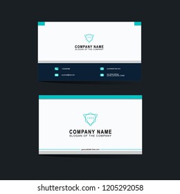 Modern business card template, background, Vector, illustration, abstract design for company