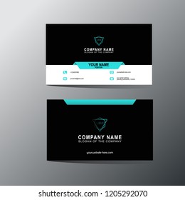 Modern business card template, background, Vector, illustration, abstract design for company