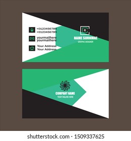 Modern business card template, background, Vector, illustration, abstract design for company
