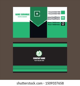 Modern business card template, background, Vector, illustration, abstract design for company
