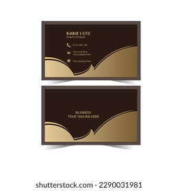 Modern business card template for corporate business.