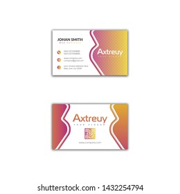 Modern business card template, Creative and Clean Business Card Template