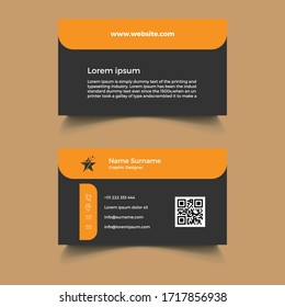 Modern business card template design