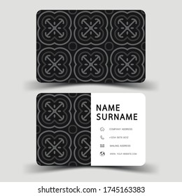 Modern business card template design. With inspiration from the abstract.