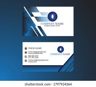 Modern business card template design