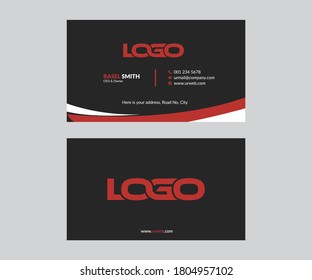Modern business card template design
