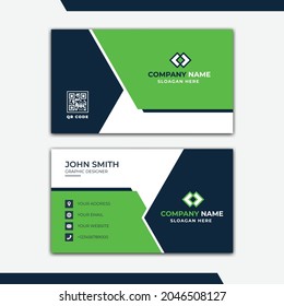 Modern business card template design