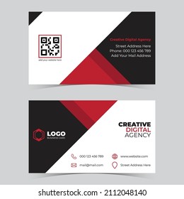 Modern Business Card Template Design Vector 