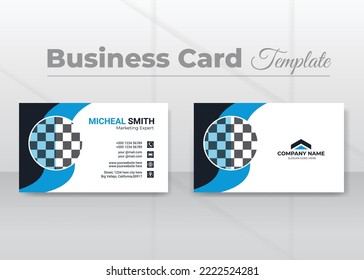 Modern business card template design