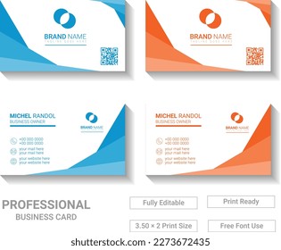 Modern Business Card Template Design for your Company

