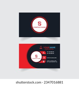 Modern business card template design