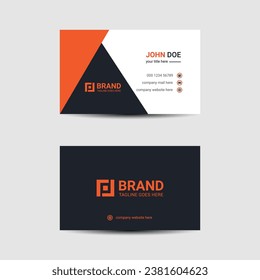 Modern business card template  design