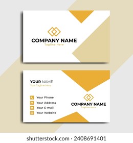 Modern business card template design