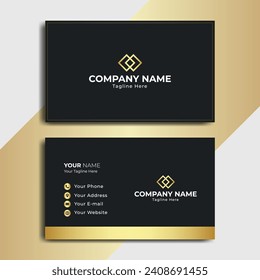 Modern business card template design