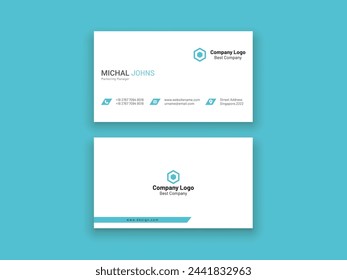 Modern business card template design
