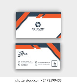 MODERN BUSINESS CARD TEMPLATE DESIGN