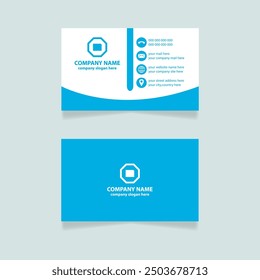 Modern business card template design. Contact and visiting card for company or brand. creative business card design template vector. Dabble site business card.