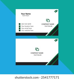 modern business card template  design