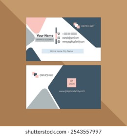 Modern business card template design