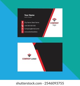 Modern business card template design