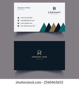 Modern business Card Template Design. Visiting Card Design, Creative Business Card Design.
