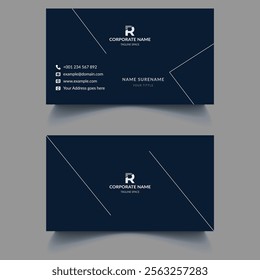 Modern business Card Template Design. Visiting Card Design, Creative Business Card Design.
