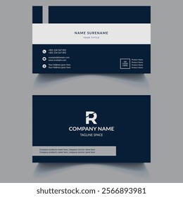 Modern business Card Template Design. Visiting Card Design, Creative Business Card Design.