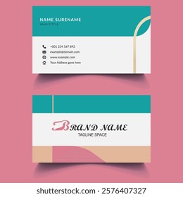 Modern business Card Template Design. Visiting Card Design, Creative Business Card Design.