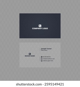 Modern Business Card Template Design Mockup