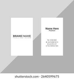 Modern Business Card Template Design