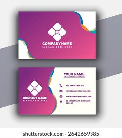Modern business Card Template Design. Visiting Card Design, Creative Business Card Design.