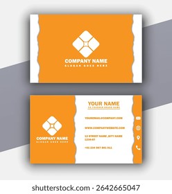 Modern business Card Template Design. Visiting Card Design, Creative Business Card Design.