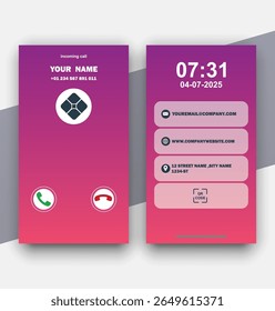 Modern business Card Template Design. Visiting Card Design, Creative Business Card Design.
