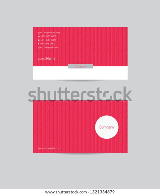 Modern business card template design. With inspiration\
from the abstract. Contact card for company. Vector illustration. -\
Vector 