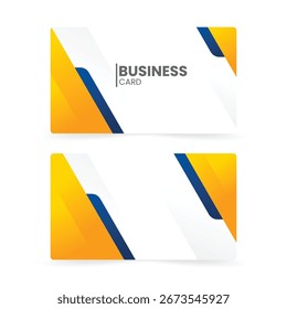 modern business card template gradient abstract elements