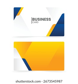 modern business card template gradient abstract elements